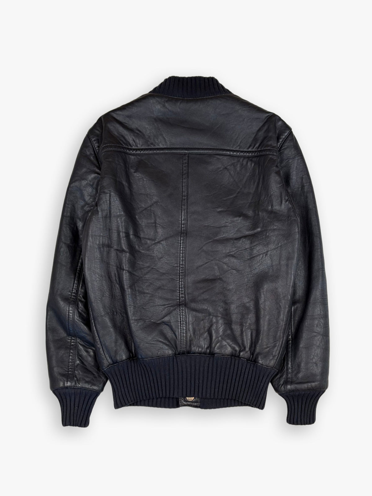 2000s Gucci Leather Bomber Jacket