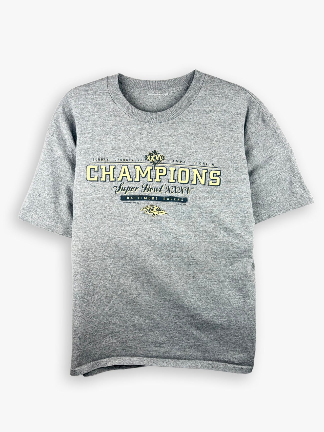 2001 Baltimore Ravens Super Bowl XXXV Champions T-Shirt