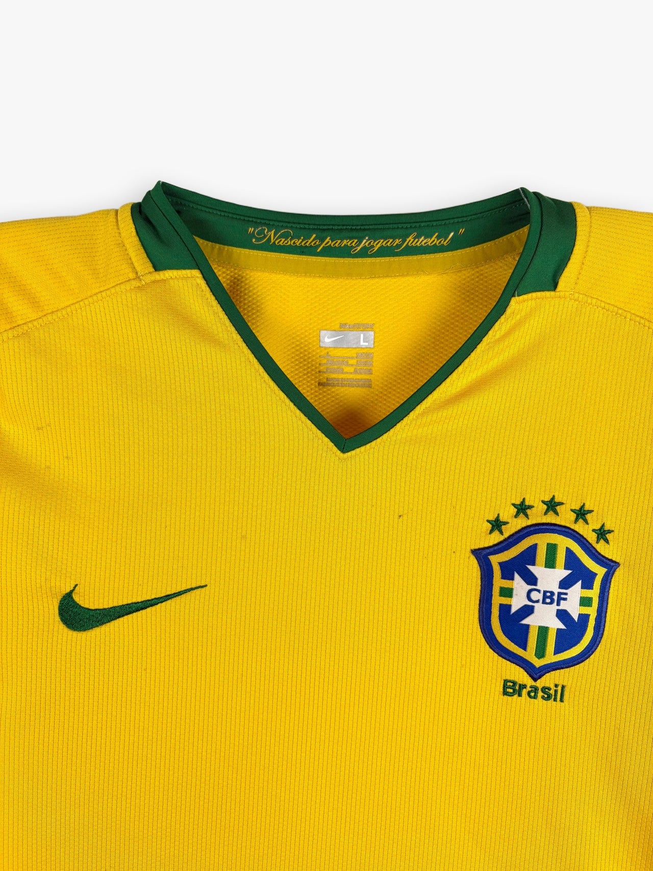 2008 Nike Brazil National Team Home Kit Shirt