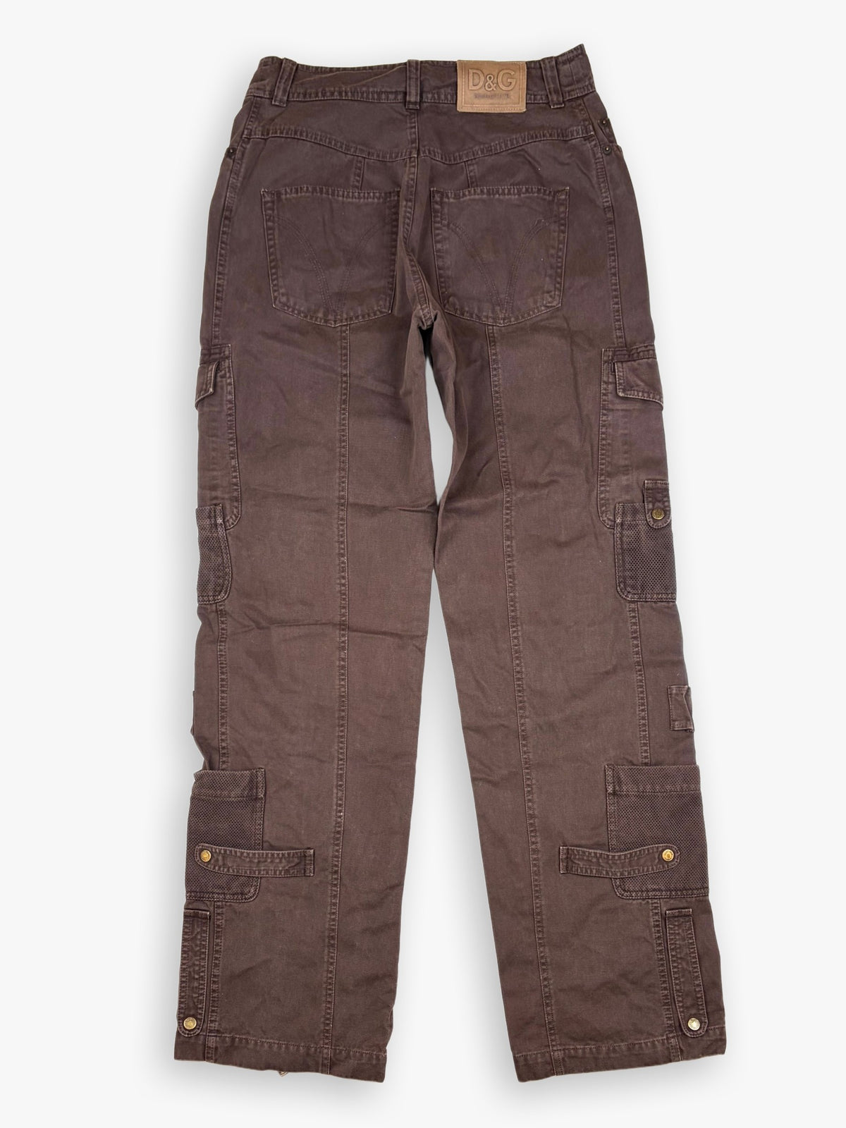 SS2003 Dolce & Gabbana Full Zip Cargo Pants
