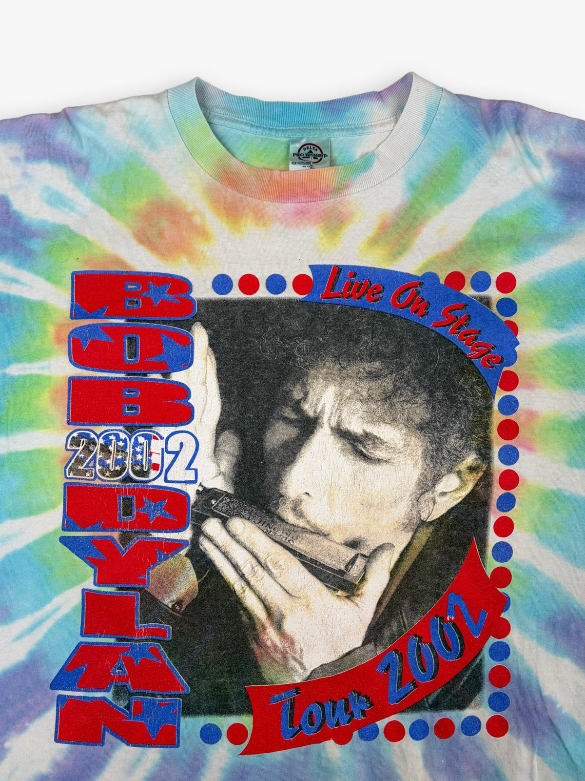 2002 Bob Dylan Tour Tie Dye Long-sleeve Shirt