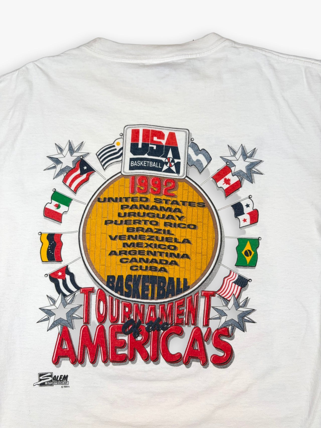 1992 Salem Sportswear USA Basketball Dream Team T-Shirt