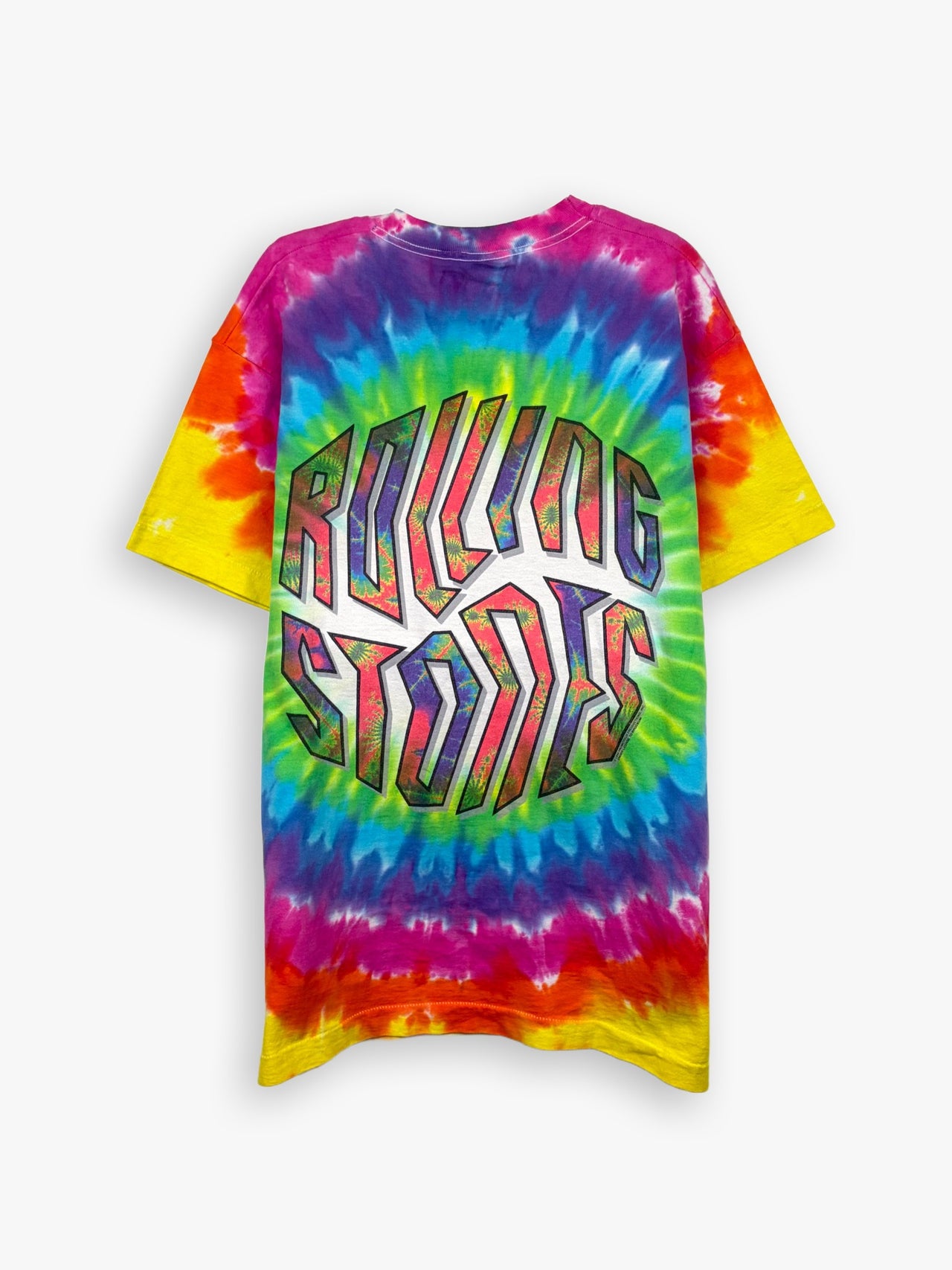 1994 Liquid Blue Rolling Stones Tie-Dye T-Shirt