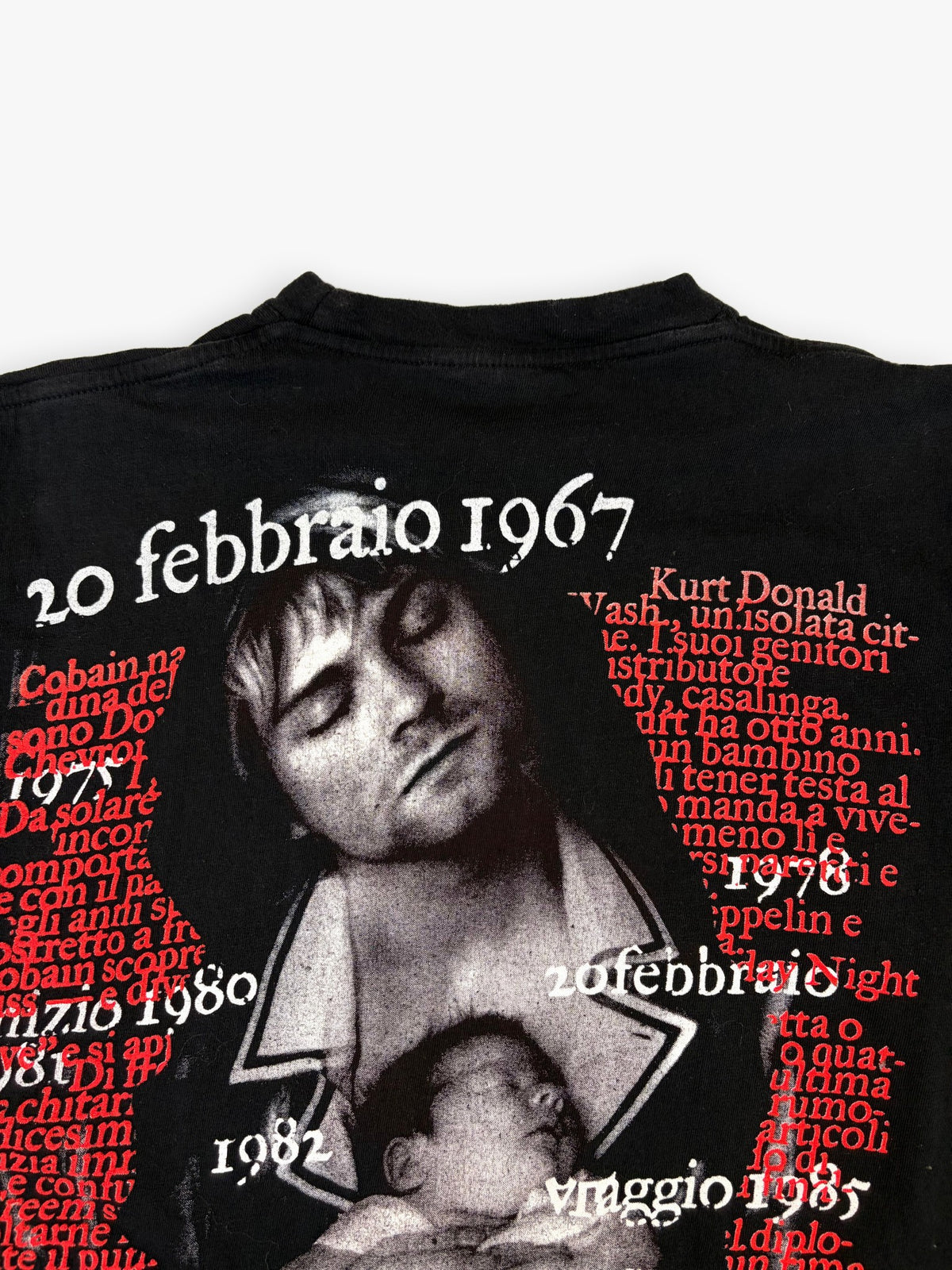 1990s Kurt Cobain Euro Bootleg T-Shirt