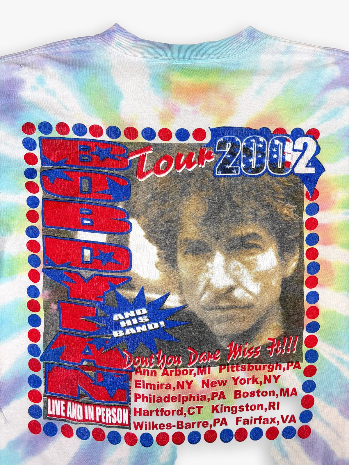 2002 Bob Dylan Tour Tie Dye Long-sleeve Shirt