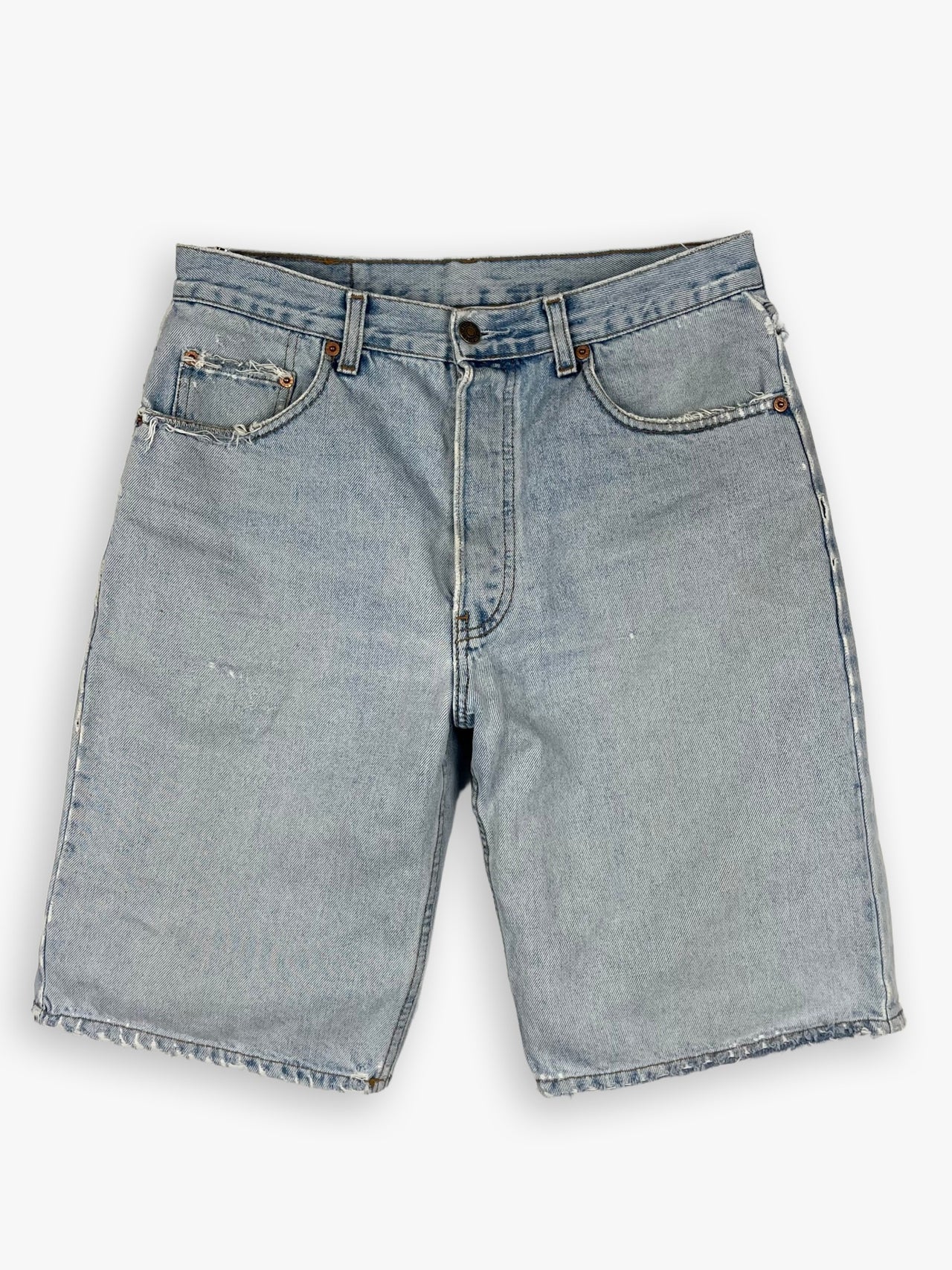 1997 Levi's 641 Orange Tab Denim Shorts