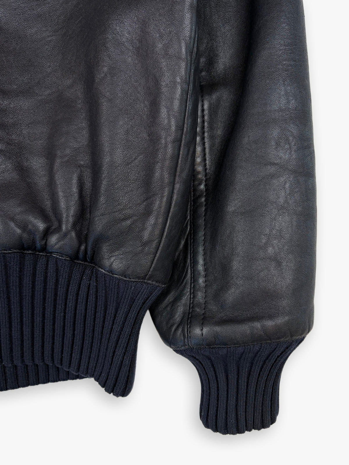2000s Gucci Leather Bomber Jacket