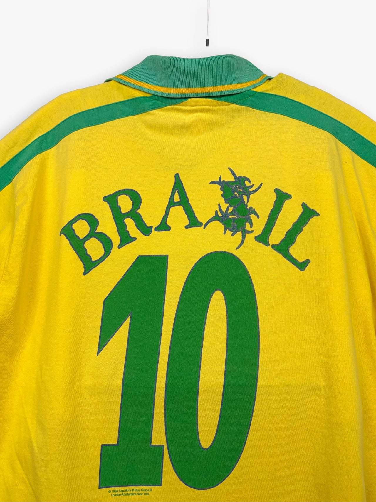 1998 Blue Grape Sepultura Brazil Jersey Shirt