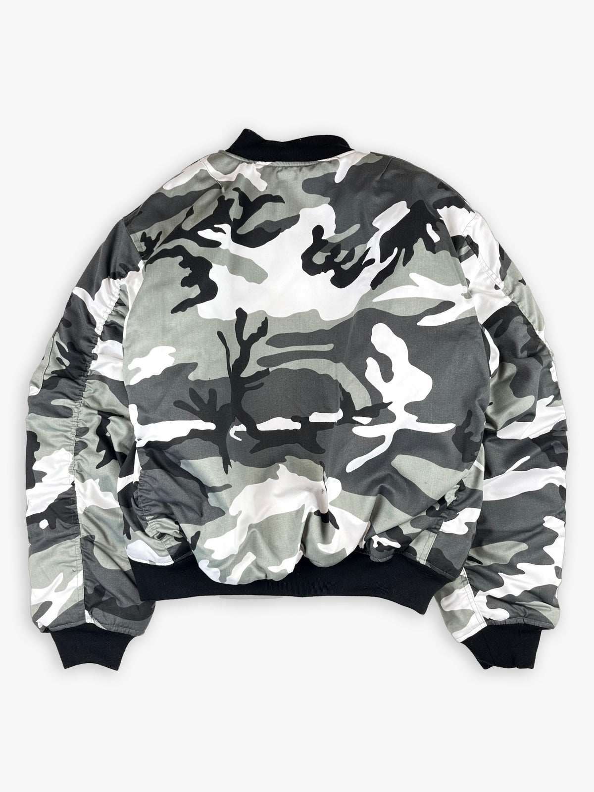 Winter Camo MA-1 Bomber Jacket
