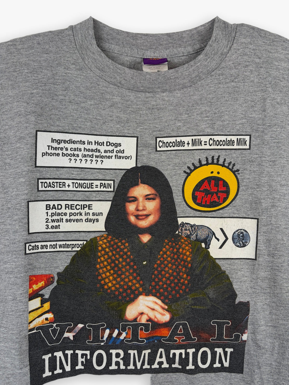 1995 Vital Information TV Promo T-Shirt