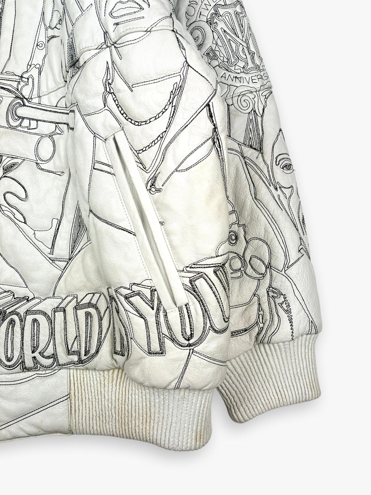 2000s Scarface Leather Jacket
