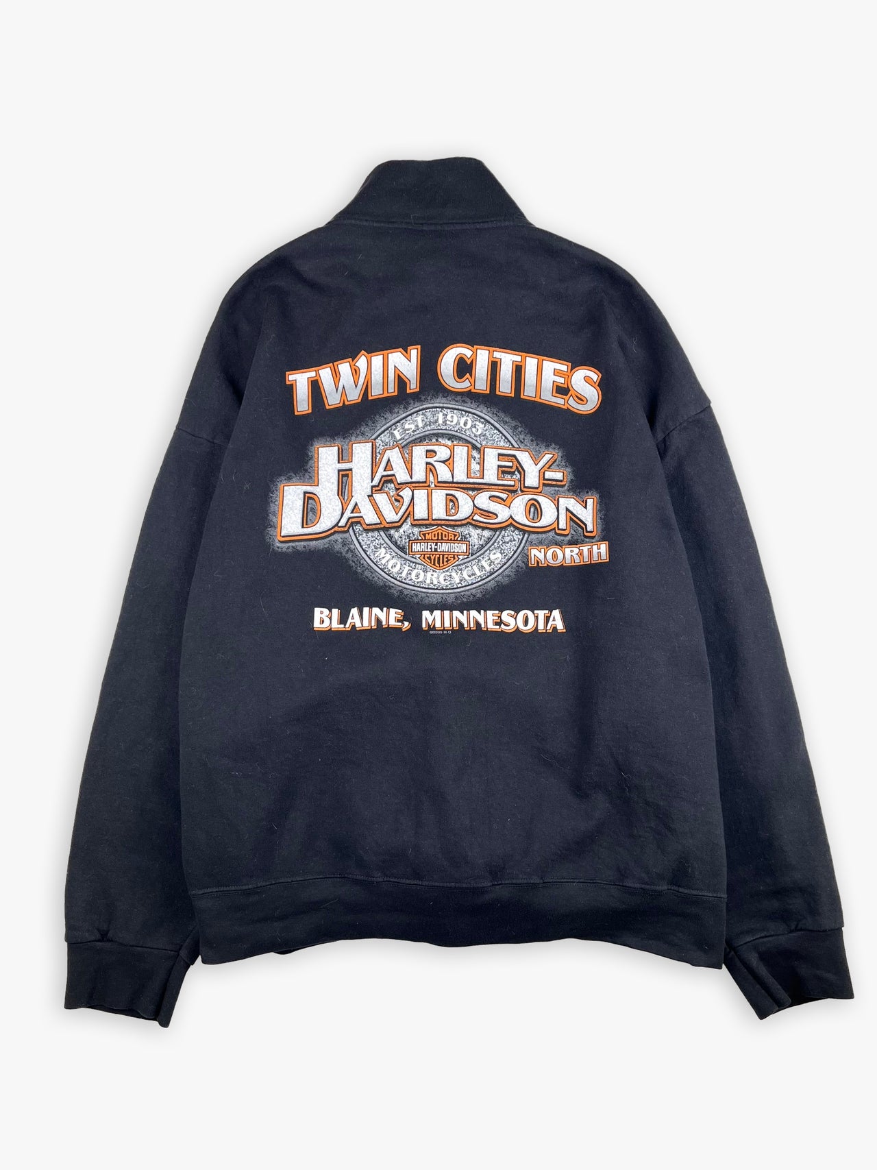 2000s Harley Davidson Minnesota Zip Up Sweatshirt