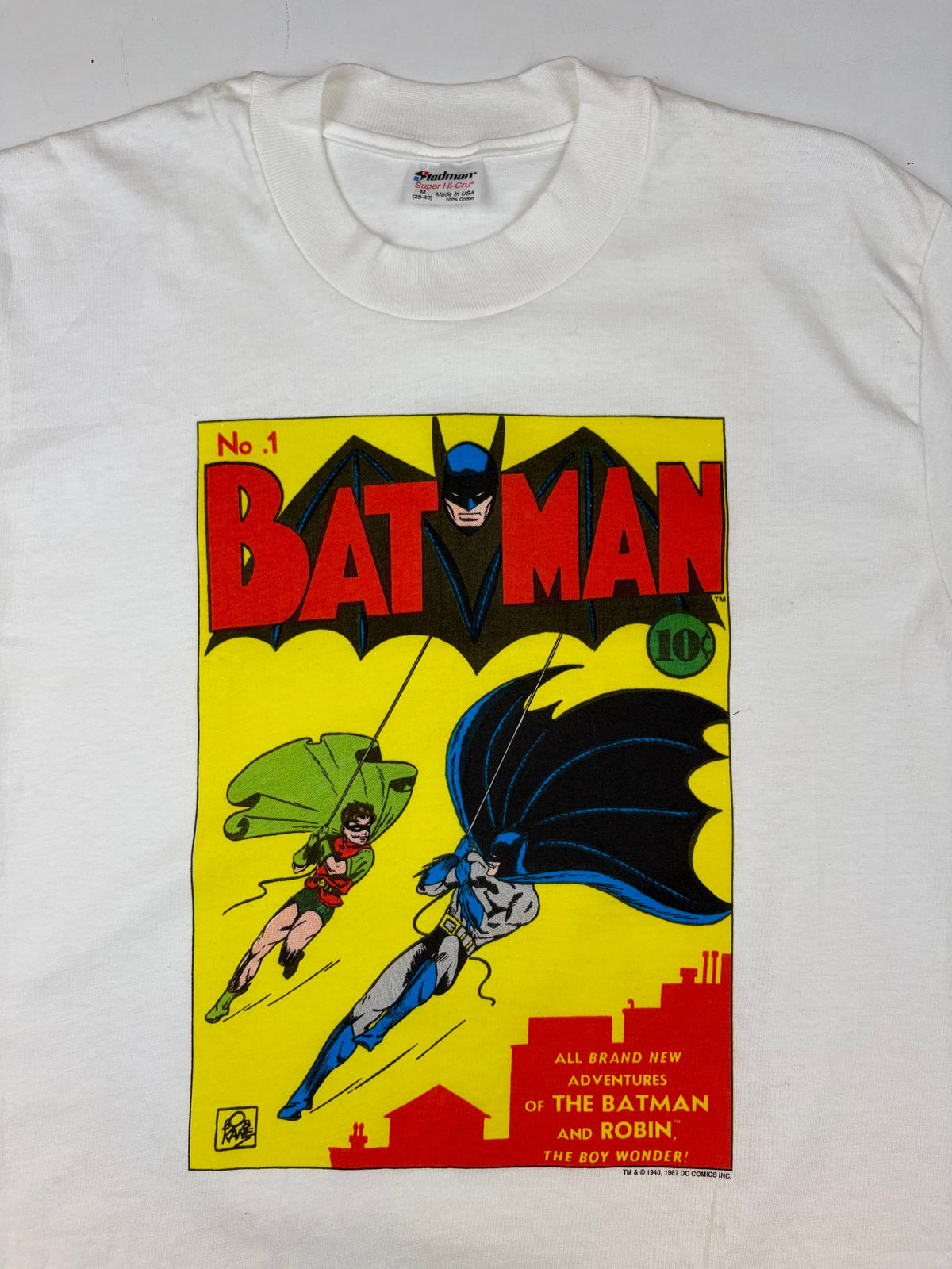 1980s No. 1 Batman Comic Book T-Shirt