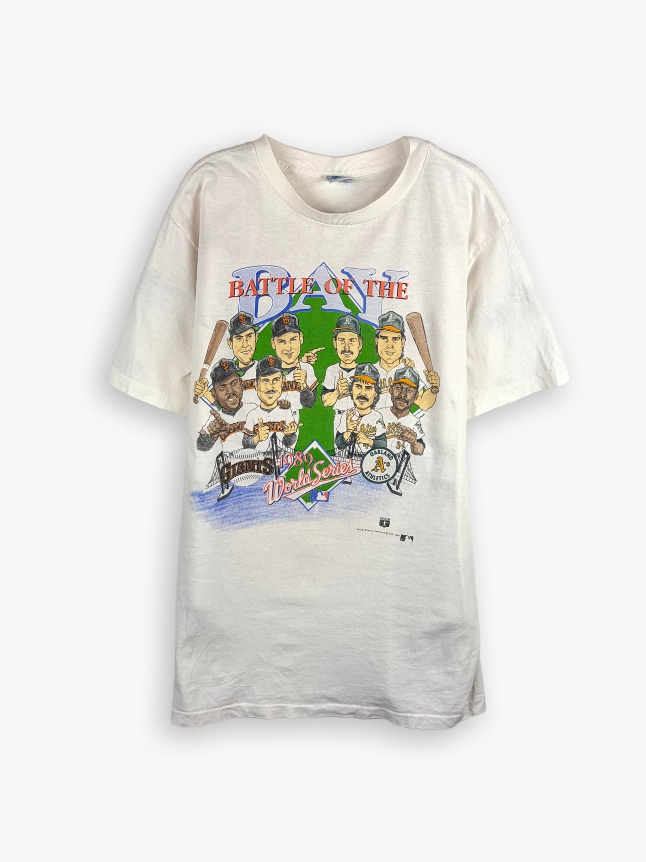1989 Salem Sportswear World Series Battle of the Bay T-Shirt