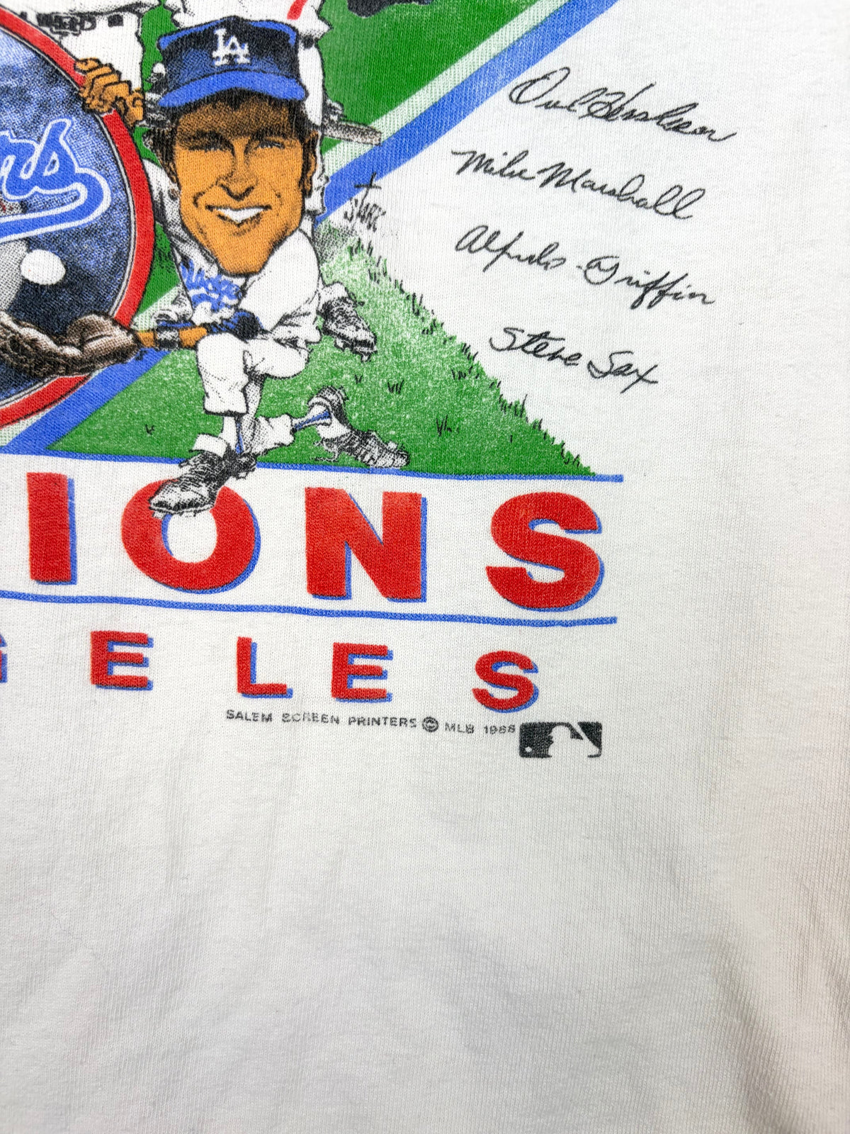 1988 Los Angeles Dodgers World Series Champions T-Shirt