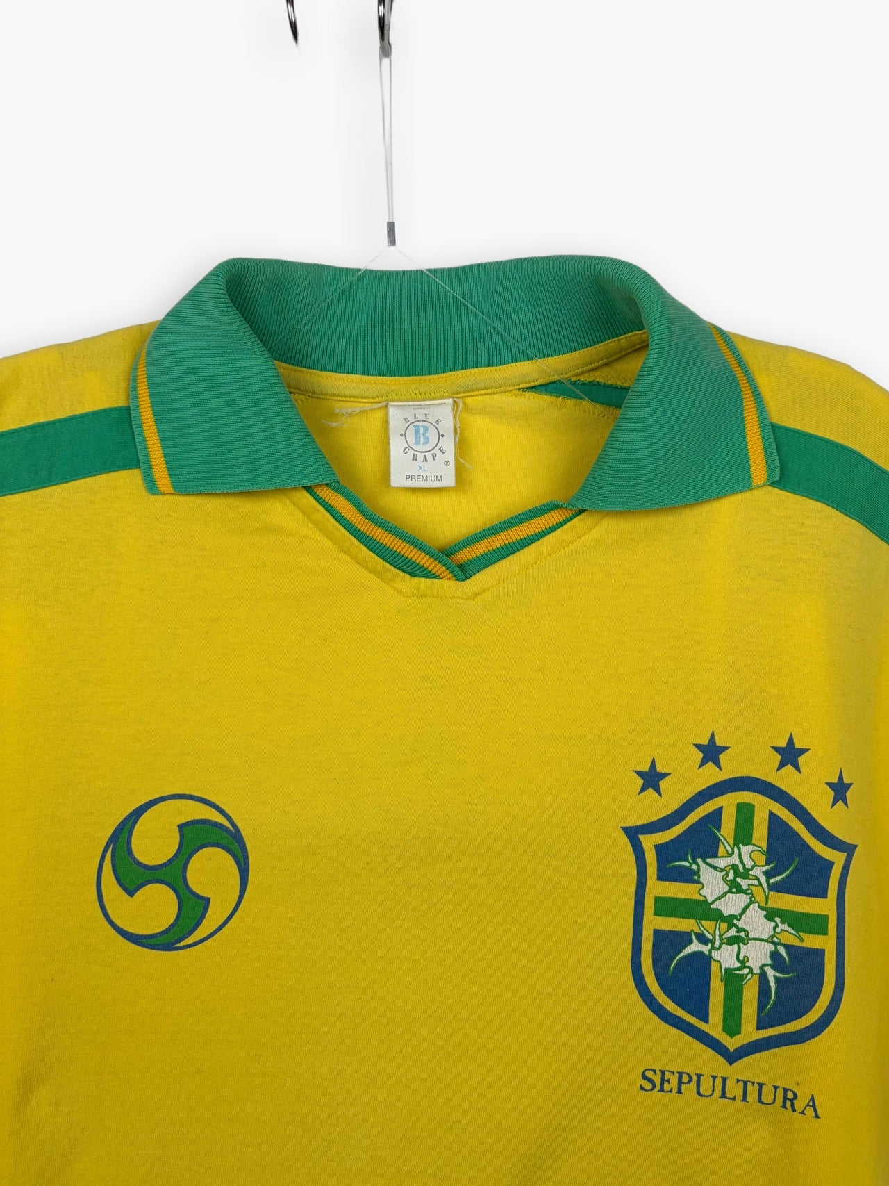1998 Blue Grape Sepultura Brazil Jersey Shirt