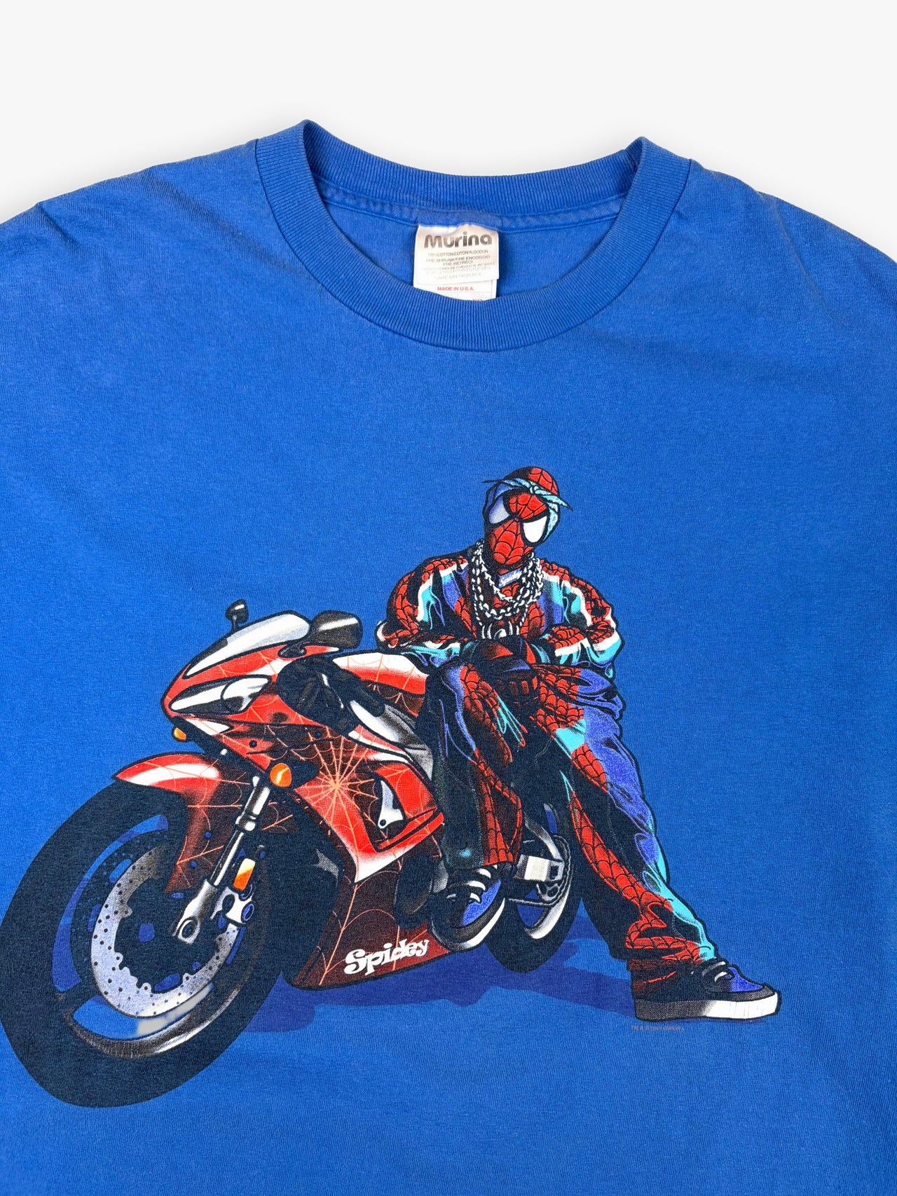 2001 Marvel Spiderman Gangster Biker ”Spidey” T-Shirt