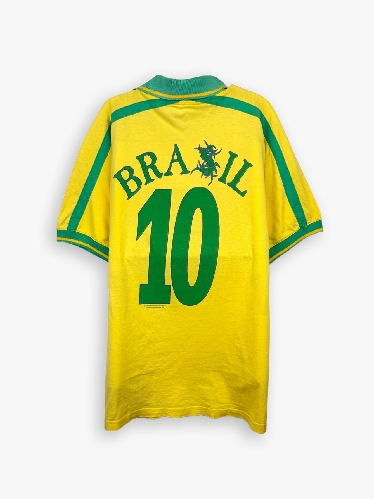 1998 Blue Grape Sepultura Brazil Jersey Shirt