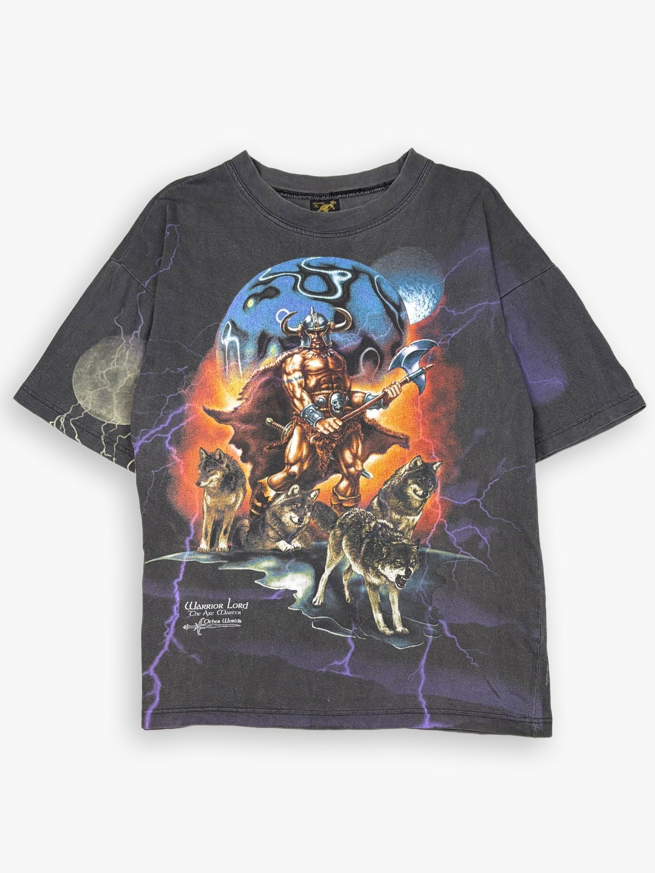 1990s Churinga Warrior Lord ”The Axe Master” T-Shirt