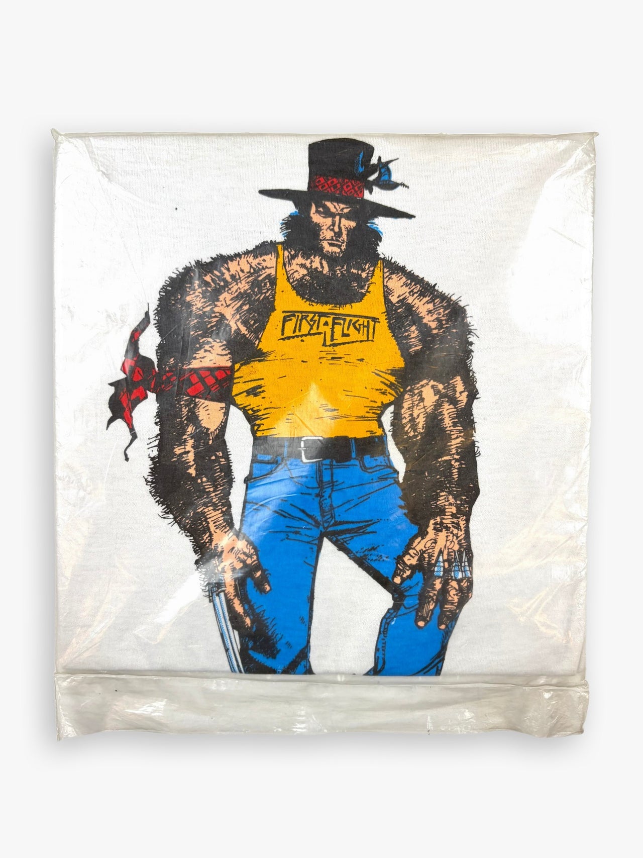 Deadstock 1989 Wolverine Logan T-Shirt Original Packaging
