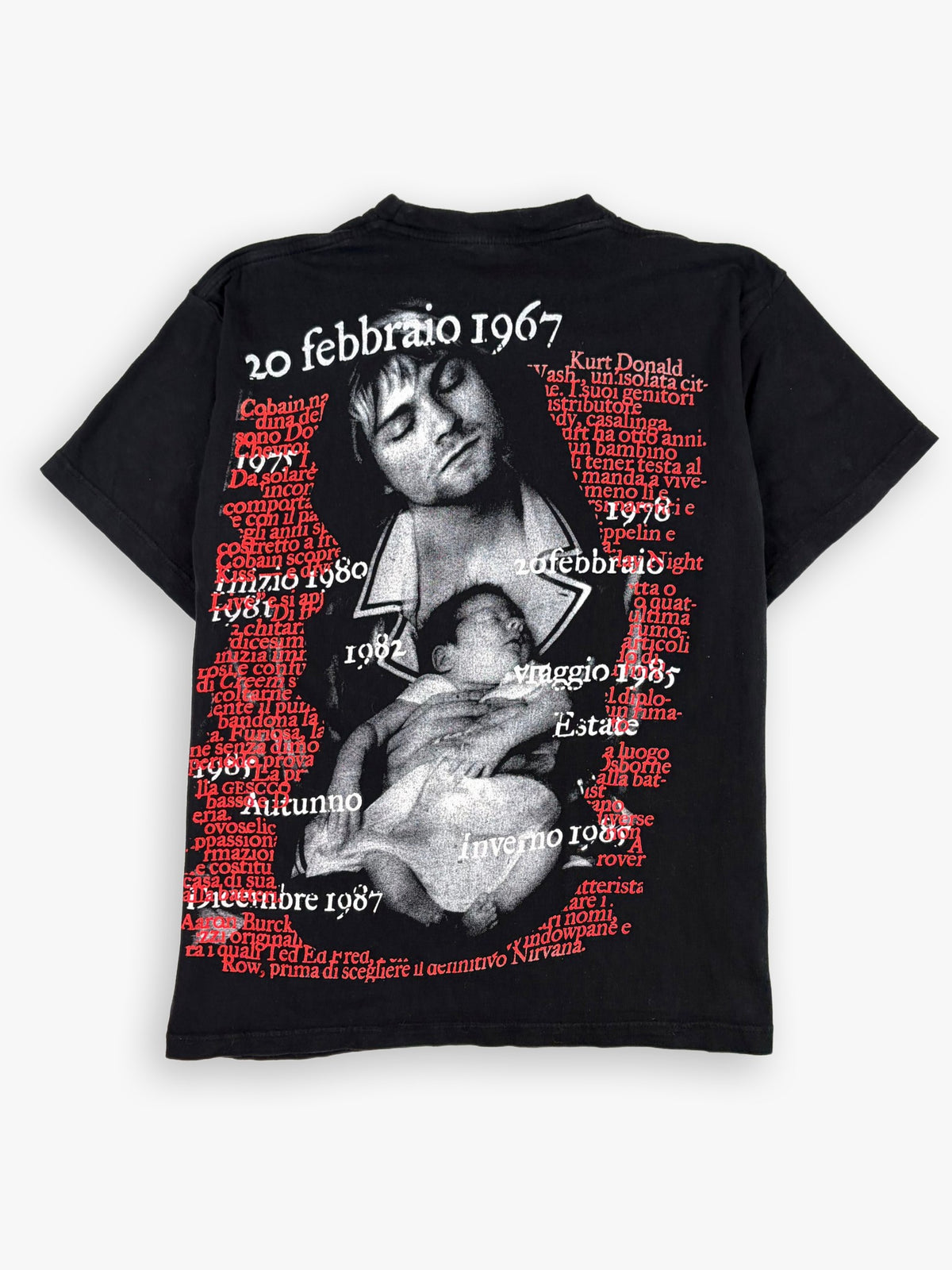 1990s Kurt Cobain Euro Bootleg T-Shirt