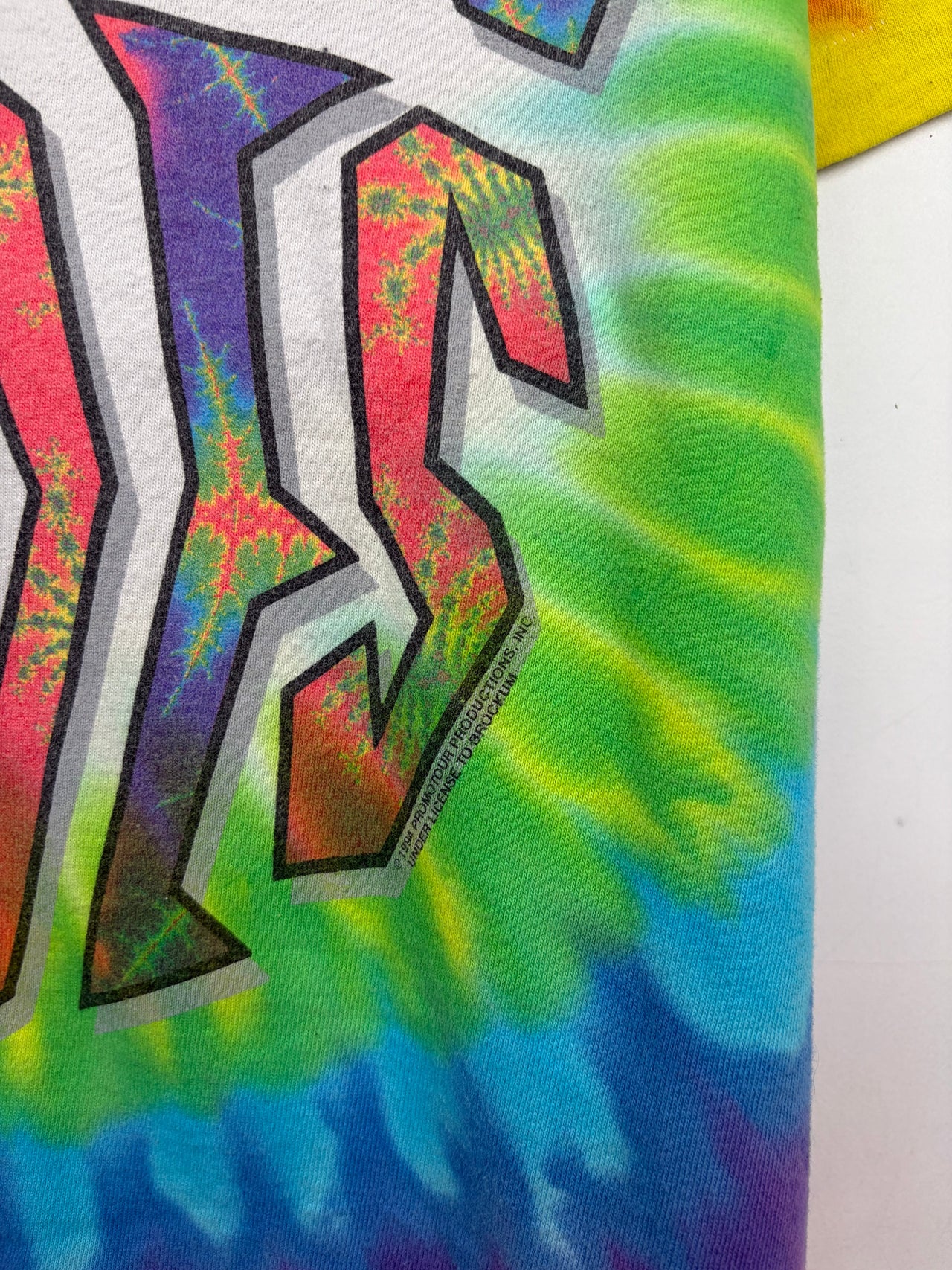 1994 Liquid Blue Rolling Stones Tie-Dye T-Shirt
