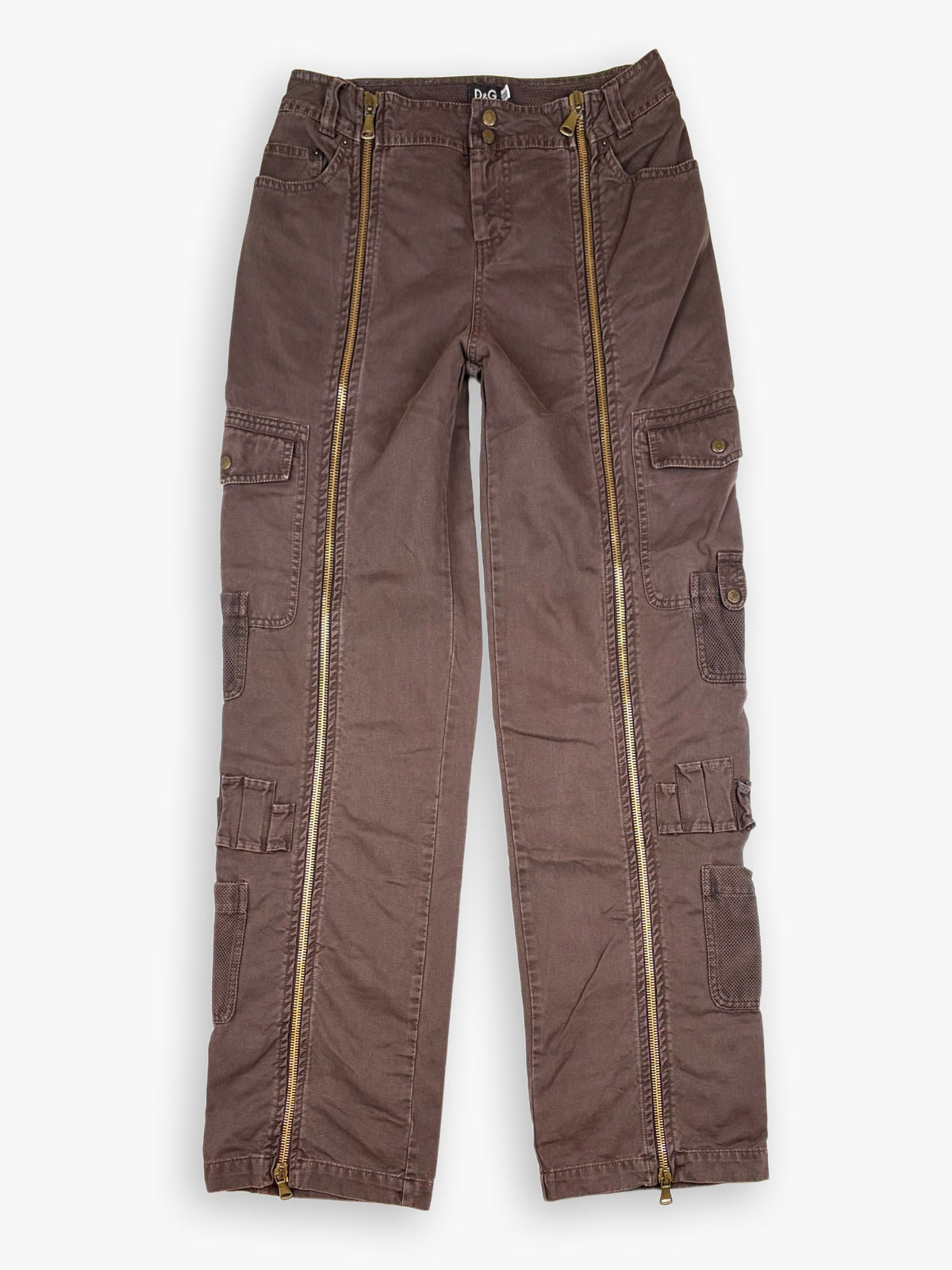 SS2003 Dolce & Gabbana Full Zip Cargo Pants