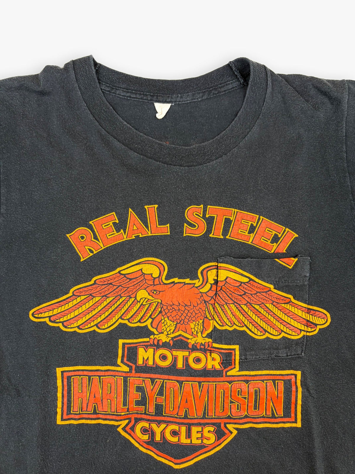 1980s Harley Davidson Real Steel Eagle T-Shirt