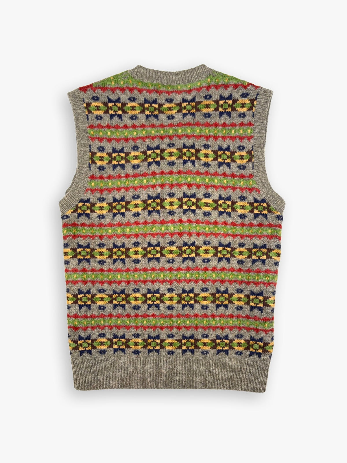 1990s Ralph Lauren Purple Label Fair Isle Knit Sweater Vest
