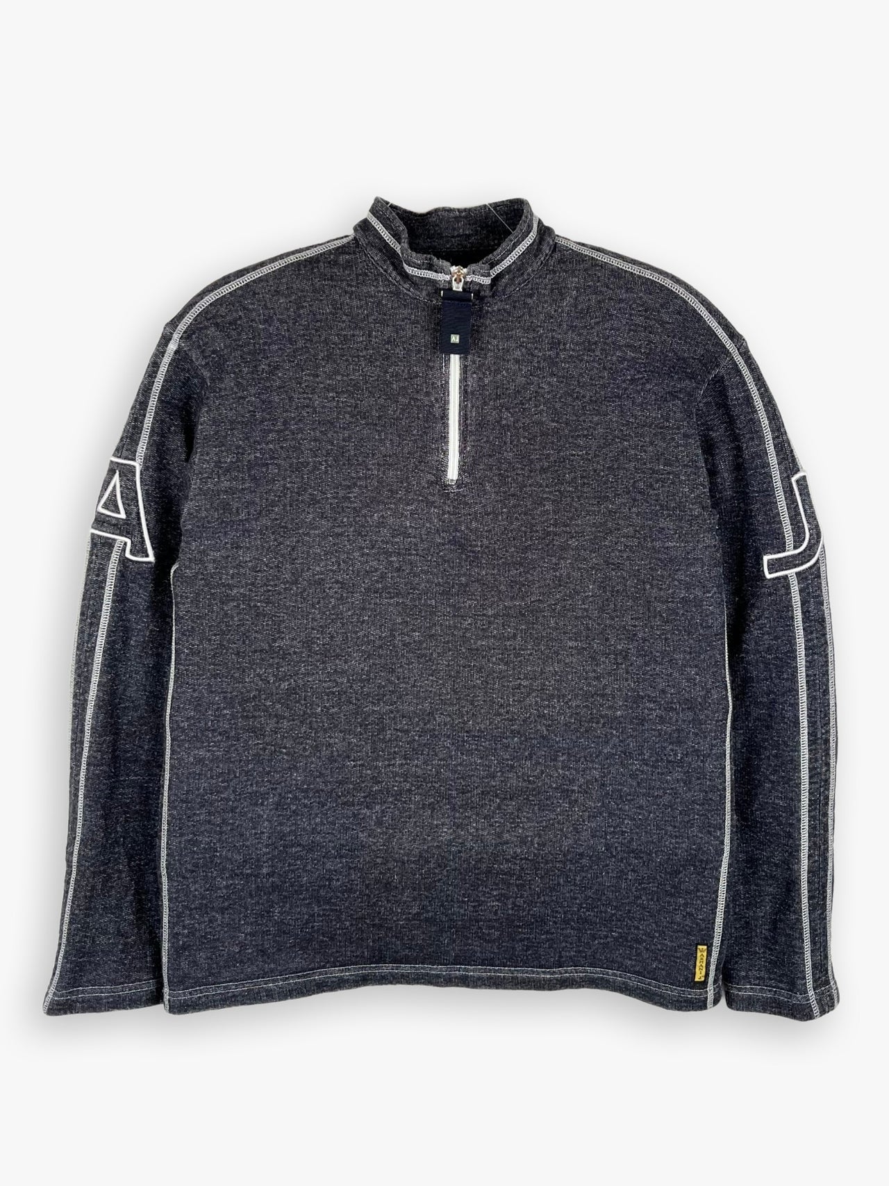 2000s Armani Jeans Quarter Zip Sweater
