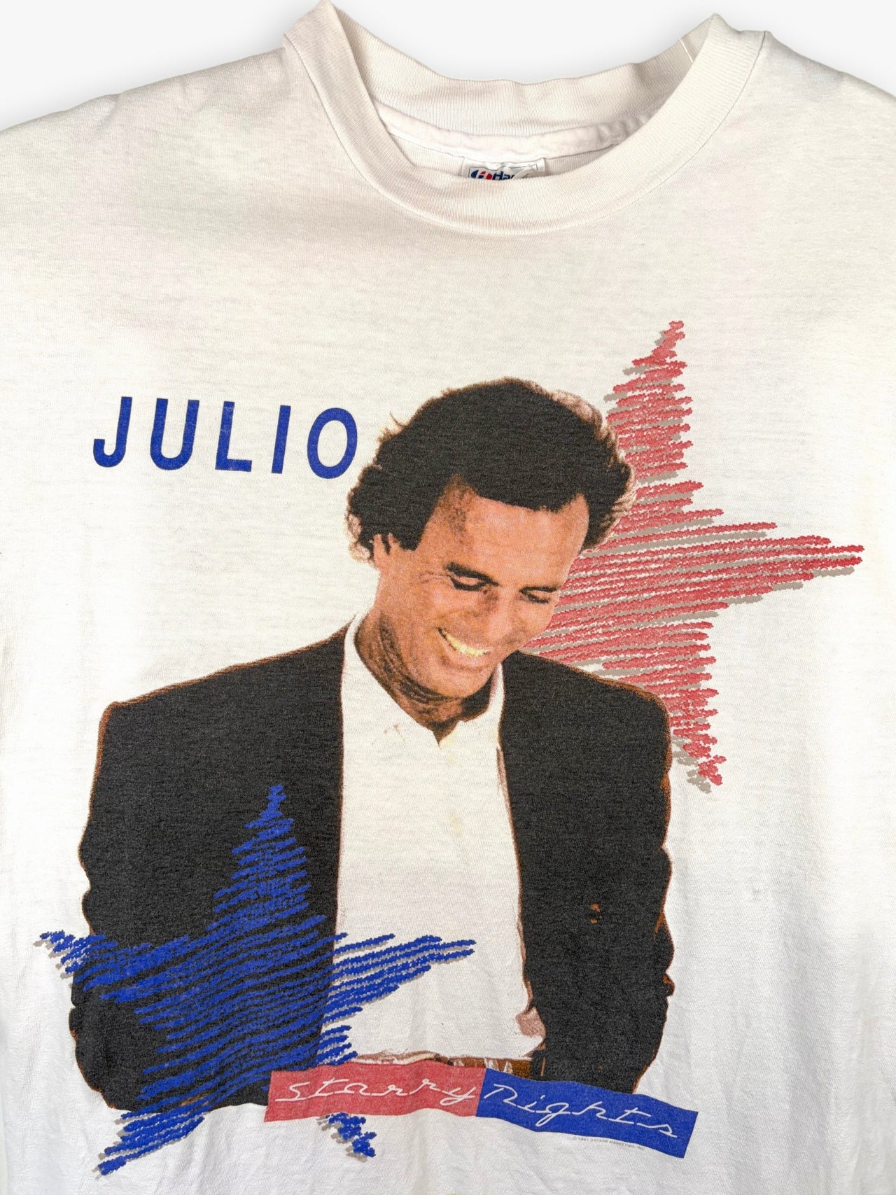 1991 Julio Iglesias Starry Nights World Tour T-Shirt