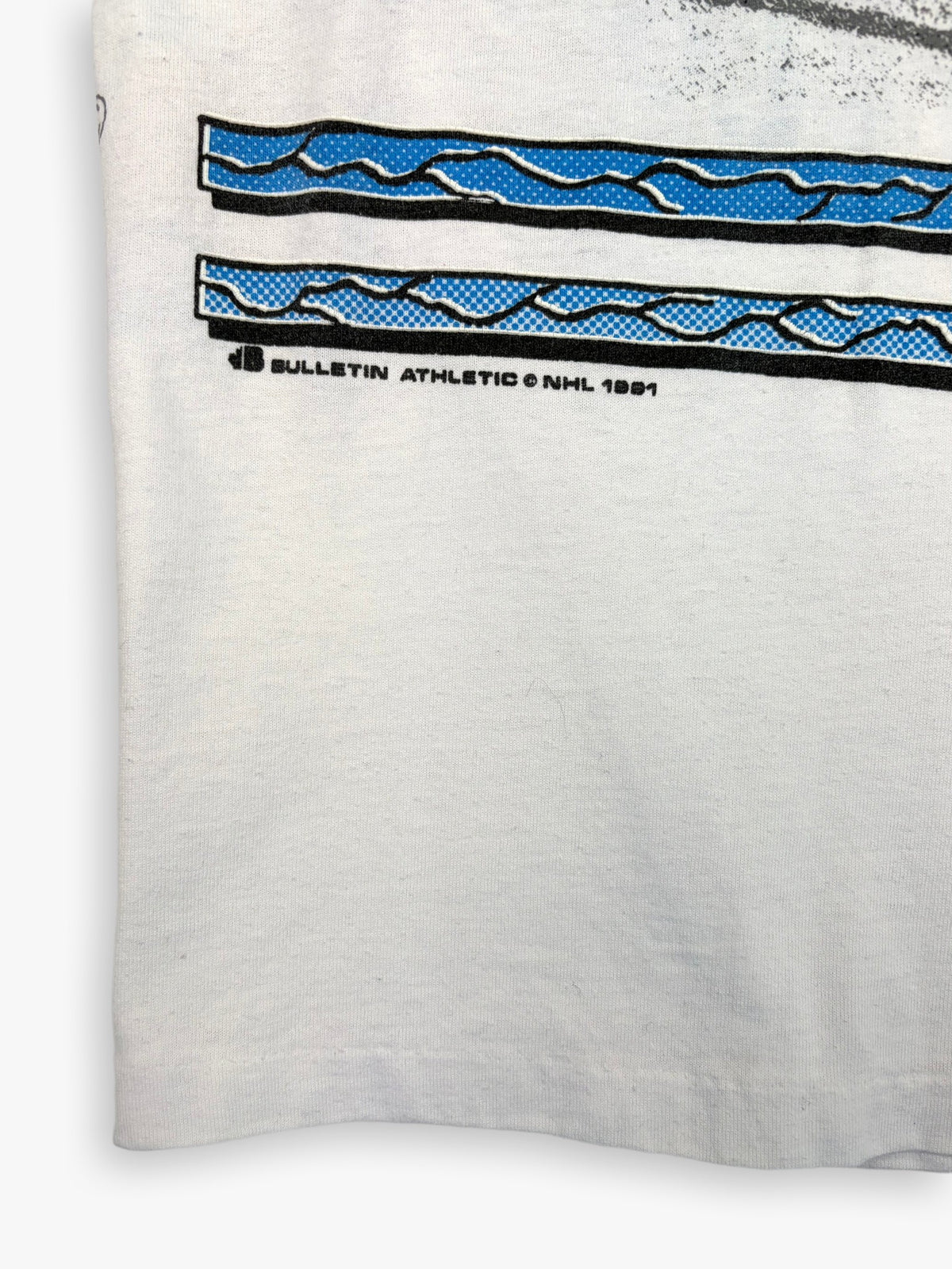 1991 Bulletin Athletic Quebec Nordiques NHL T-Shirt