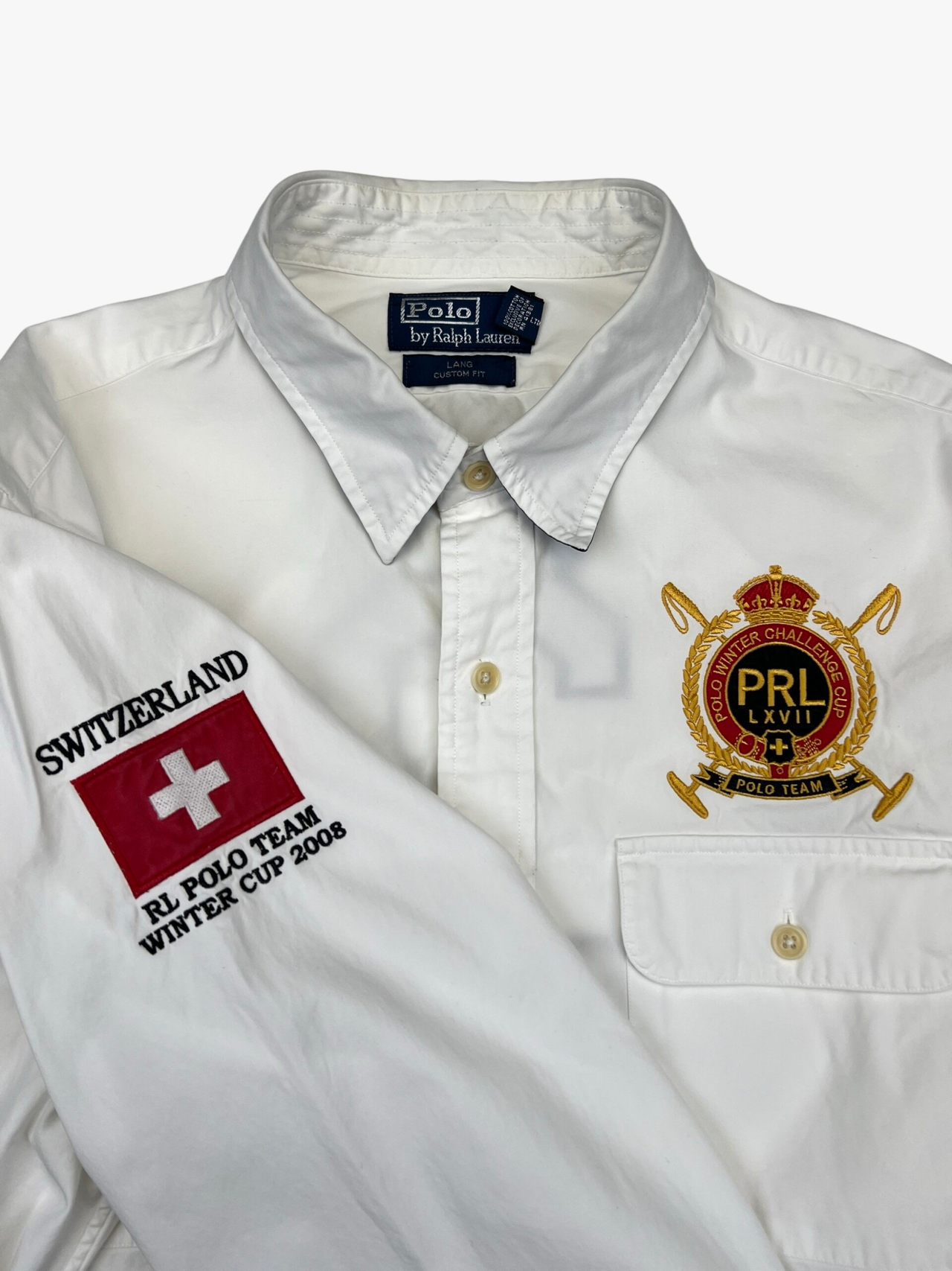 2008 Polo Ralph Lauren Switzerland Button Up Shirt