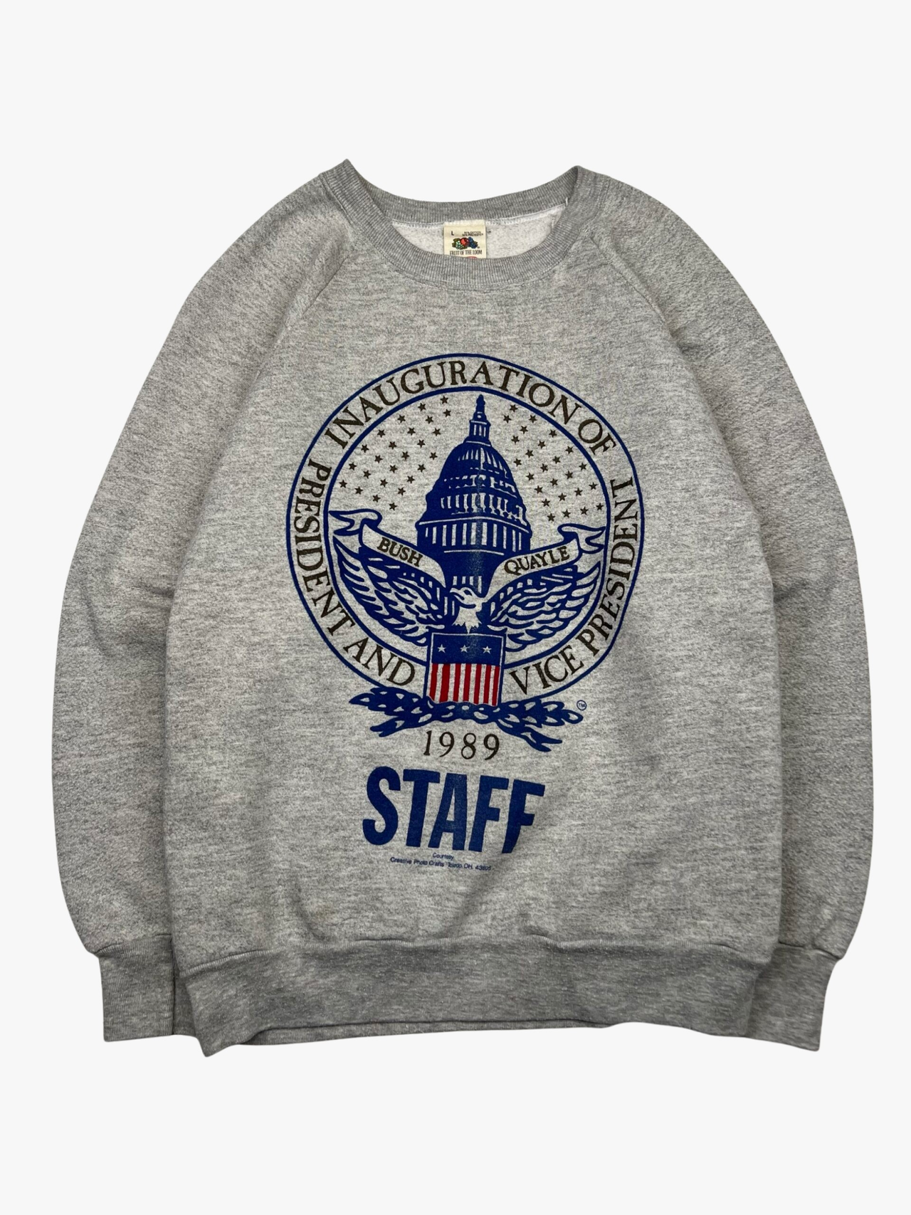 1989 Bush Quayle Election Staff Sweatshirt
