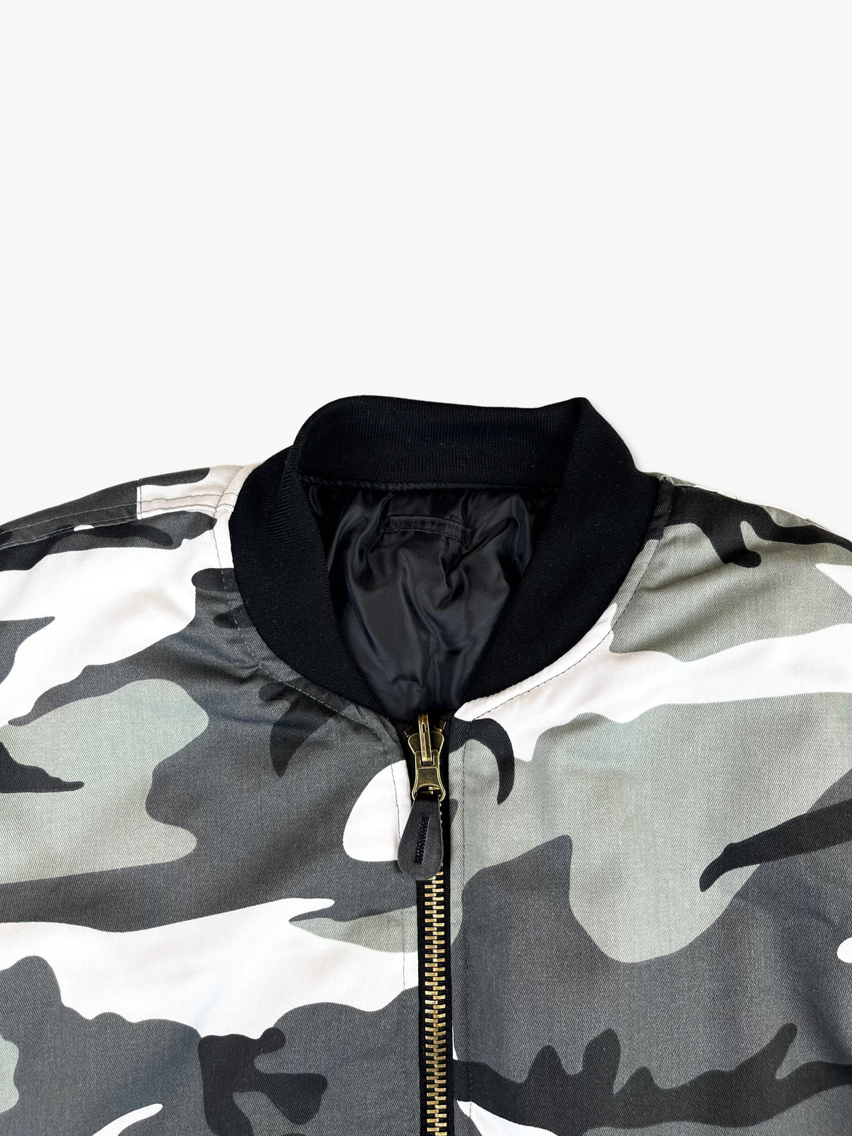 Winter Camo MA-1 Bomber Jacket