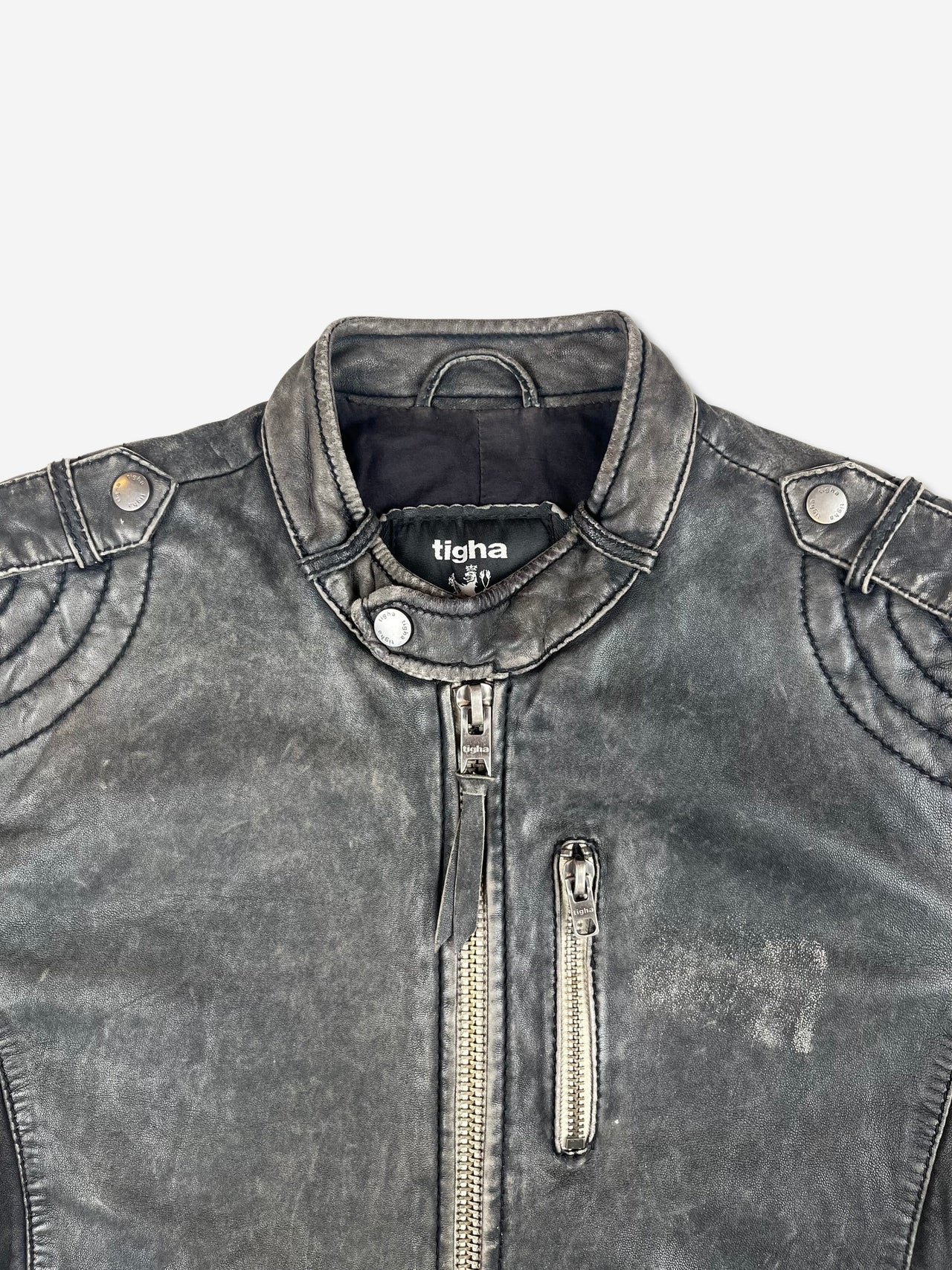 Tigha Moto Leather Jacket